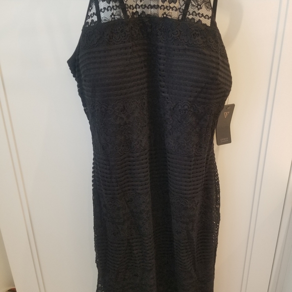 Black Guess Los Angeles Lace Dress - Picture 3 of 3